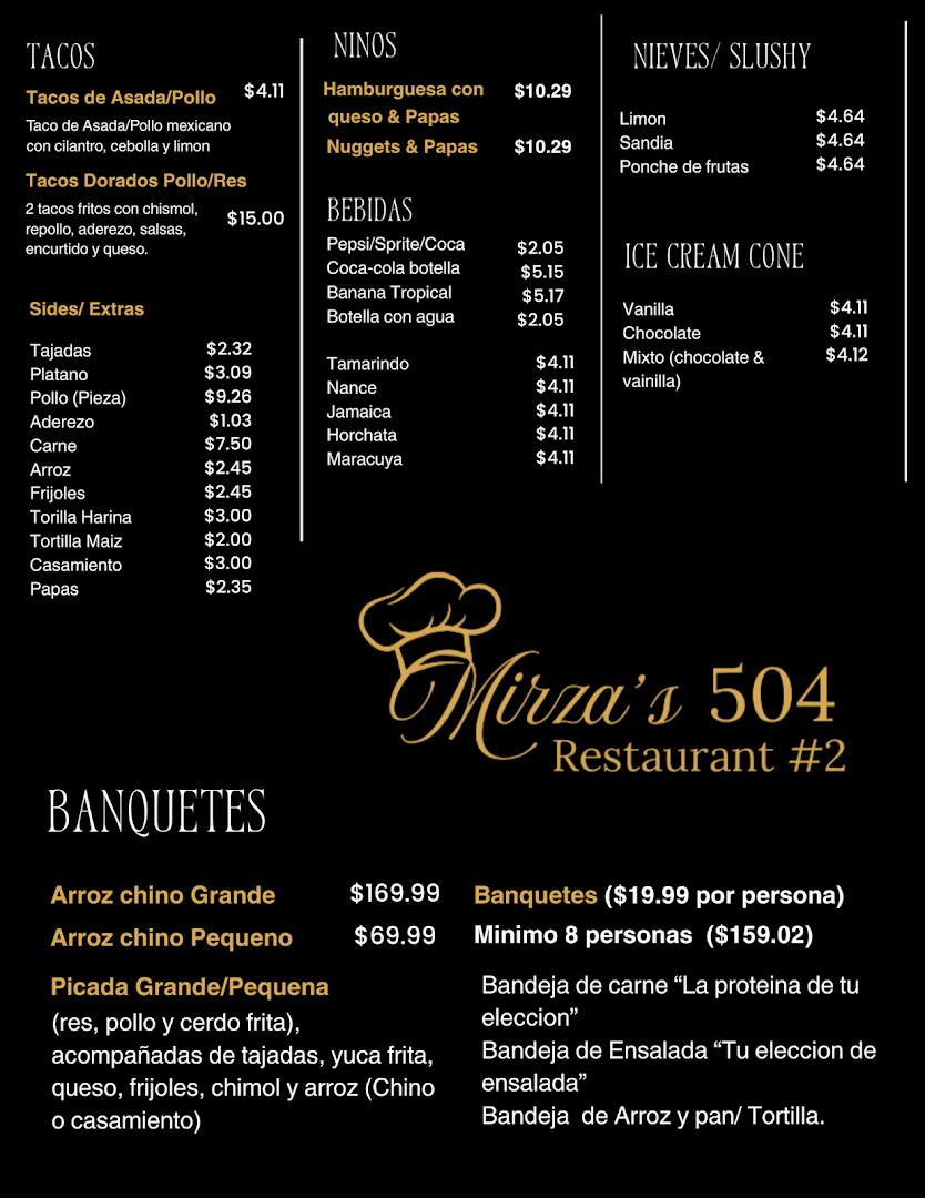 Mirza's 504 Restaurant II